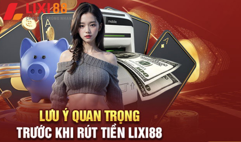 Các lưu ý khi rút tiền tại Lixi88